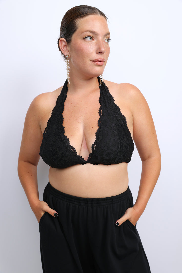 Tea Black Bralette