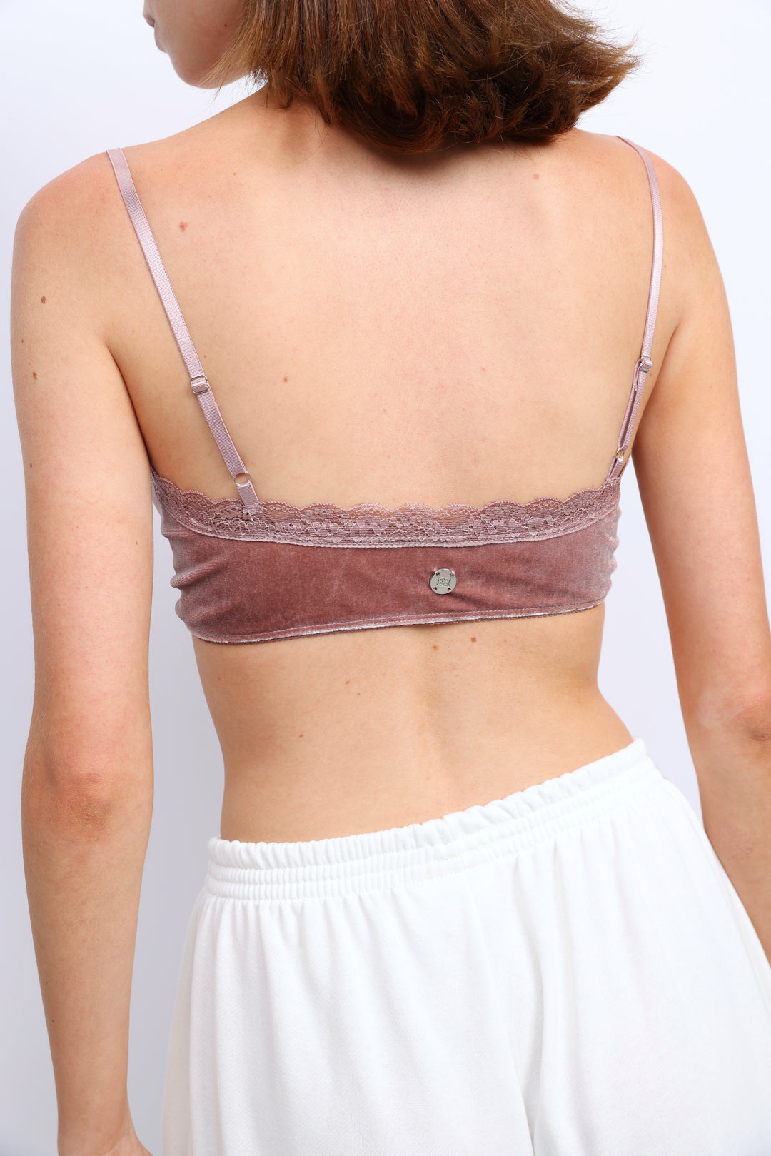 Pink Velvet Bralette