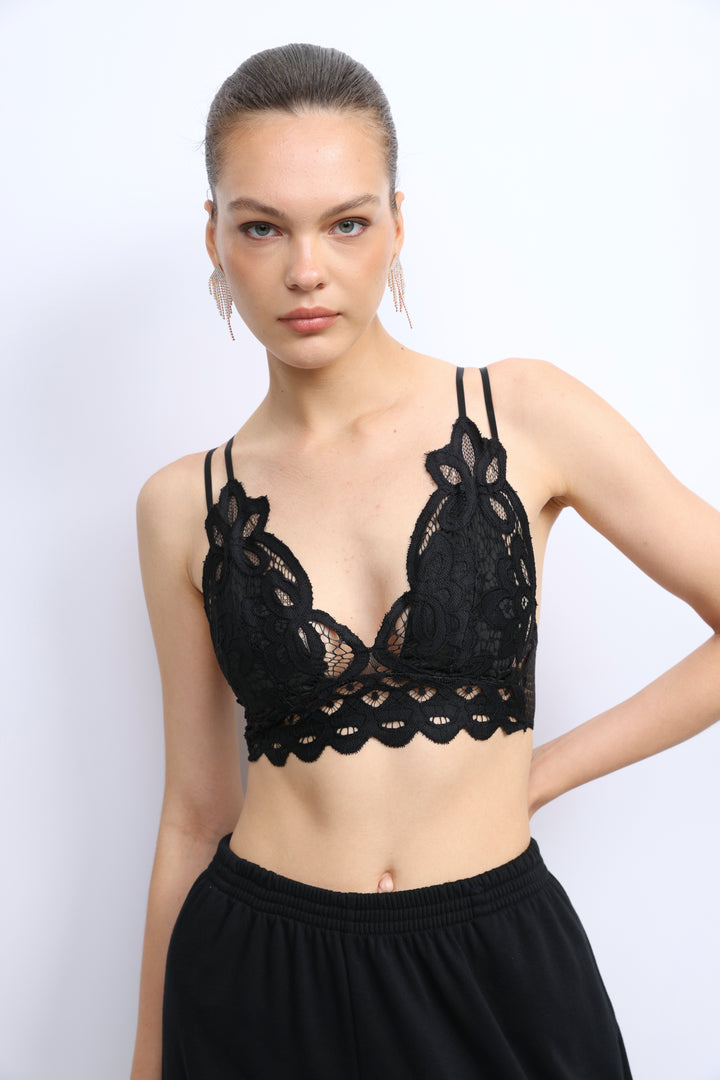 Smoothie Black Bralette