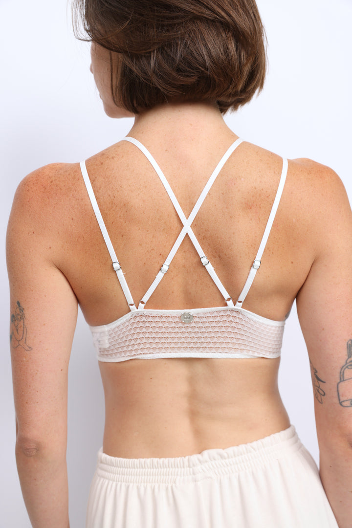 Smoothie White Bralette