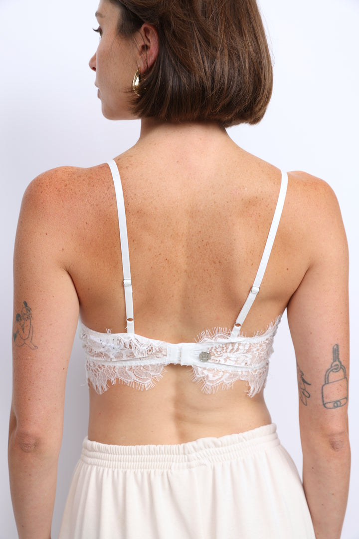 Matcha White Bralette