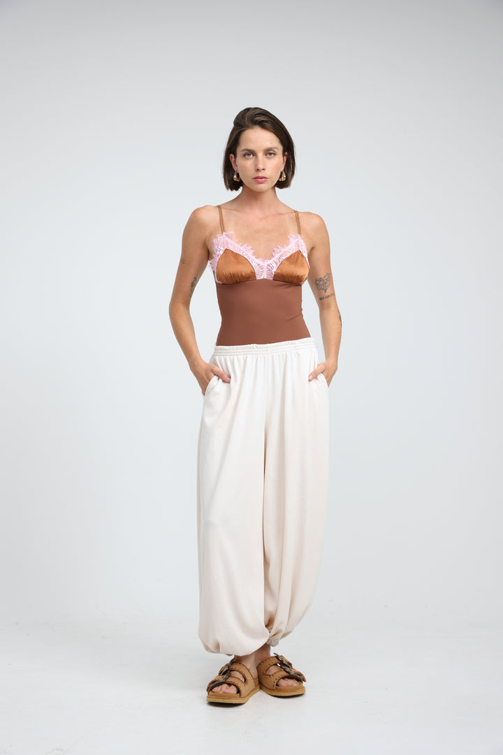 Juice Brown Bodysuit