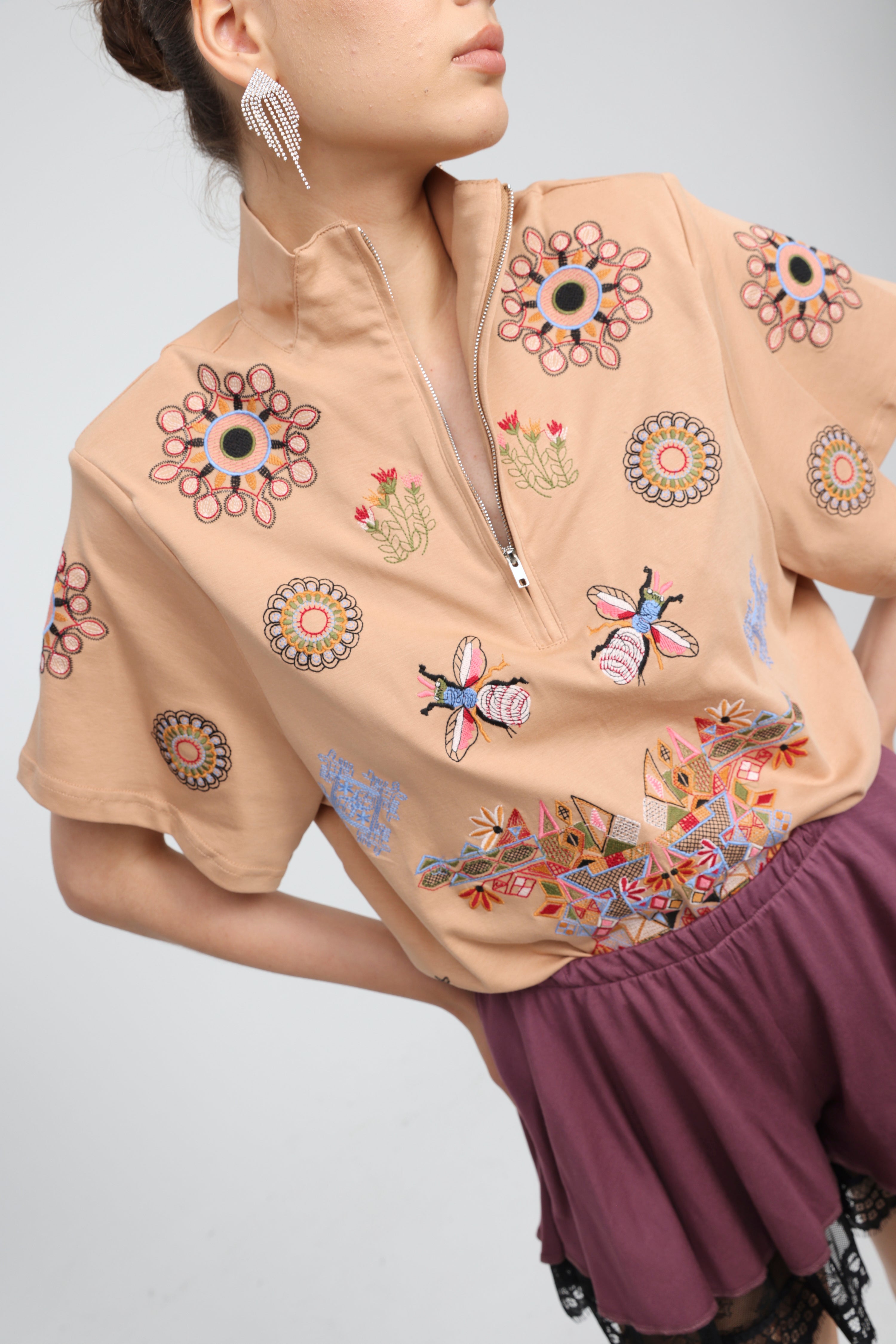 Devotion Peach Polo – SEESTARZ