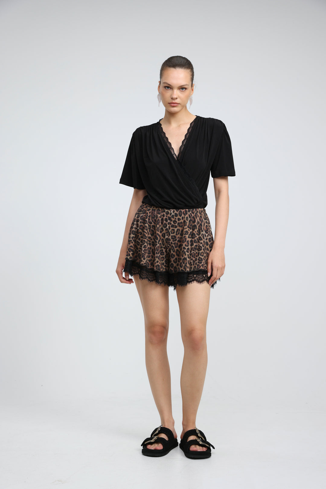 Allure Leopard Shorts
