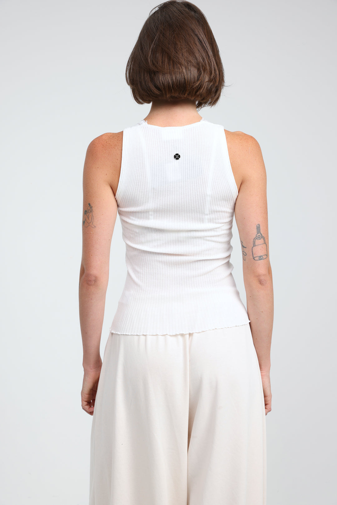 Sweetheart White Tank