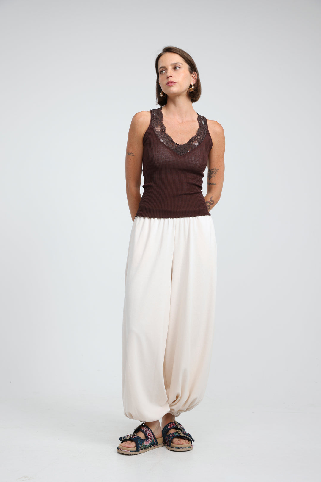 Sweetheart Brown Tank