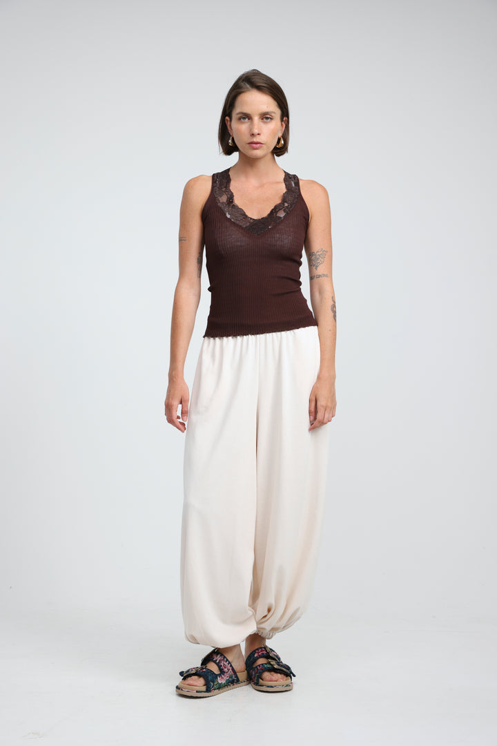 Sweetheart Brown Tank