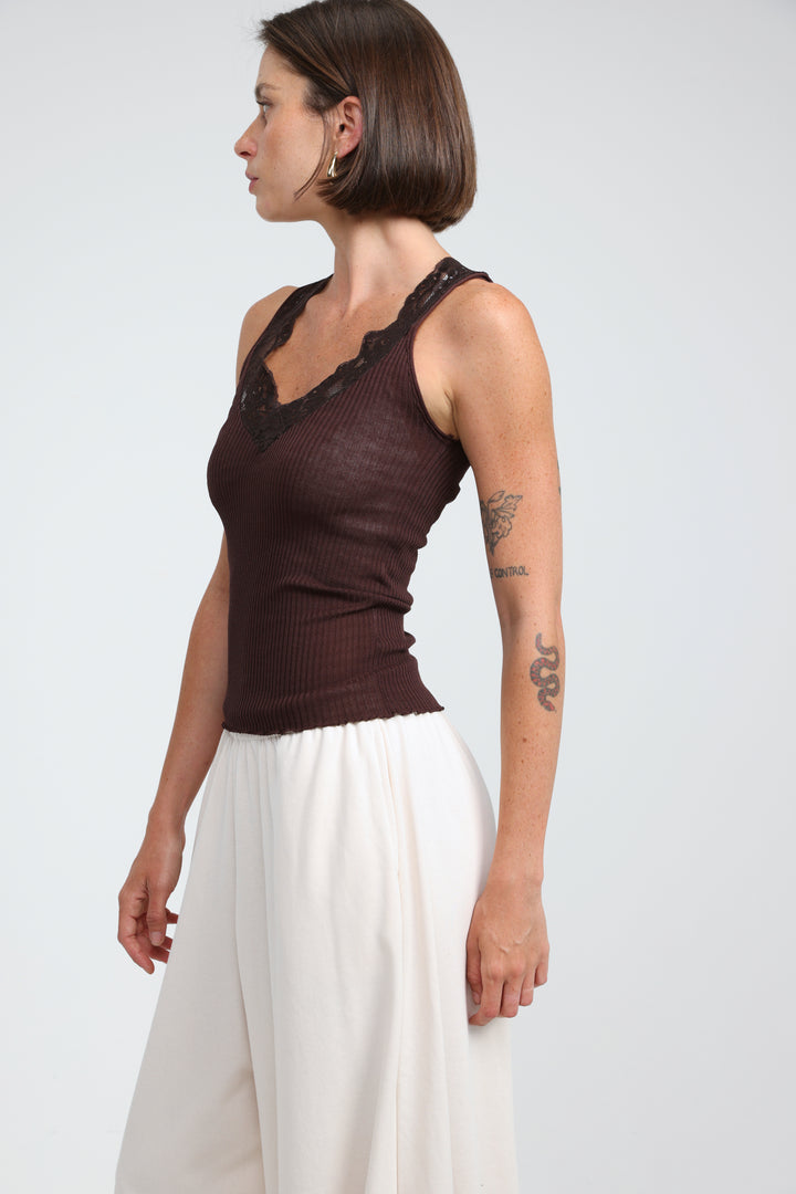 Sweetheart Brown Tank