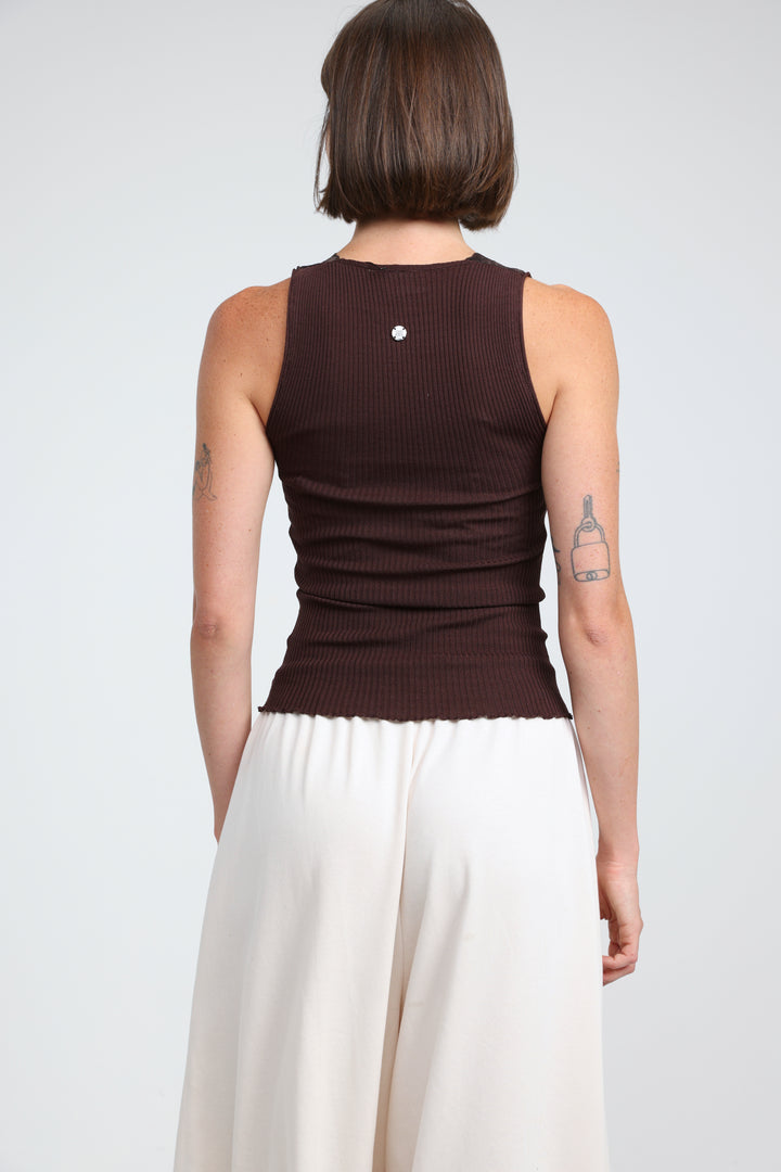 Sweetheart Brown Tank