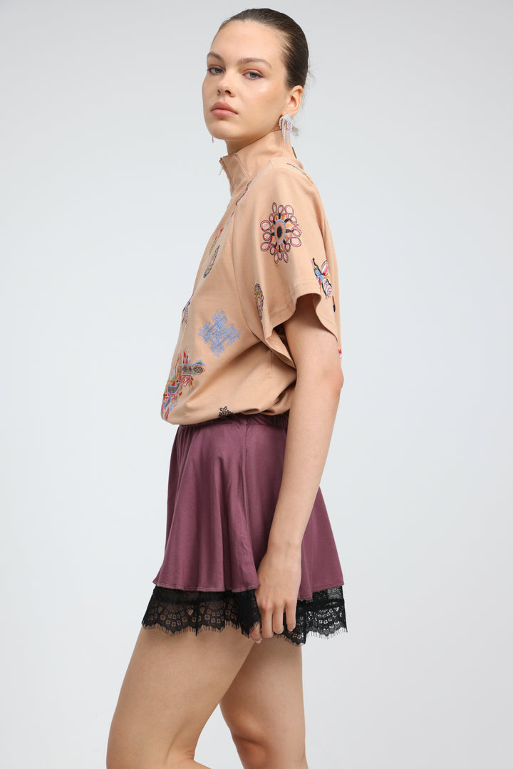 Allure Wine Shorts