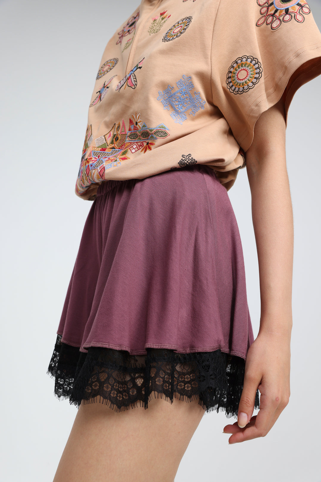 Allure Wine Shorts