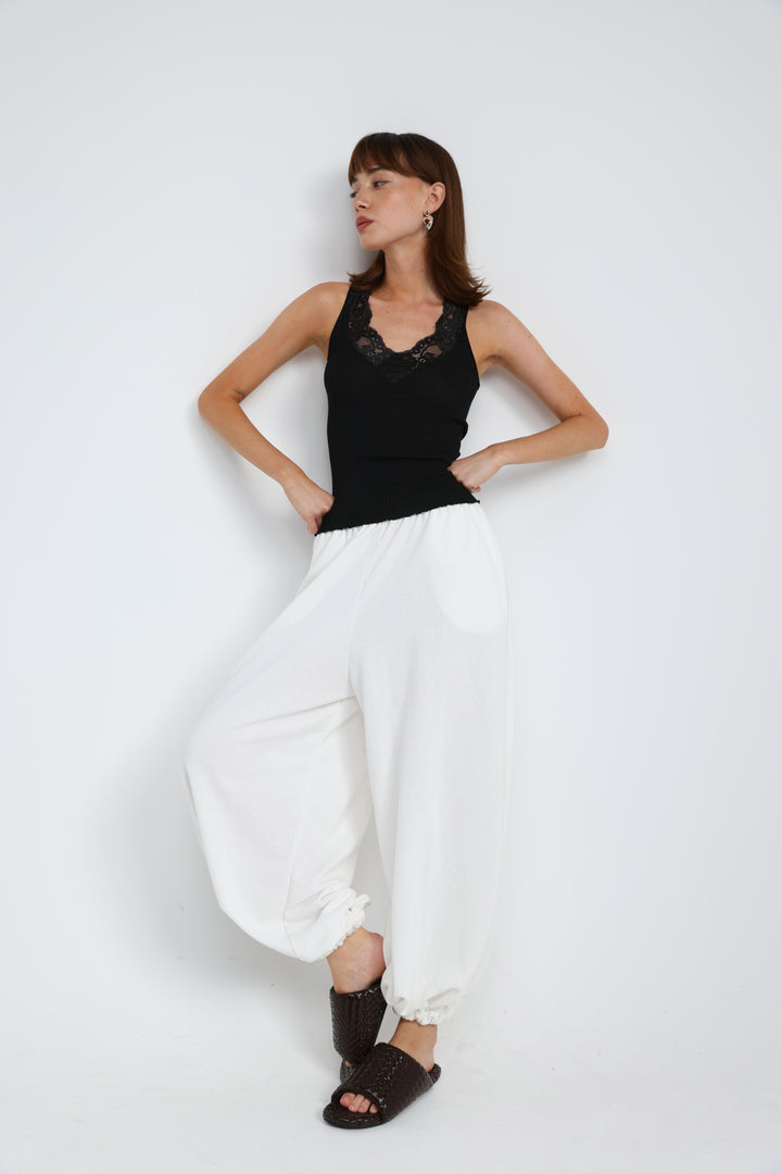 Sweetheart Black Tank