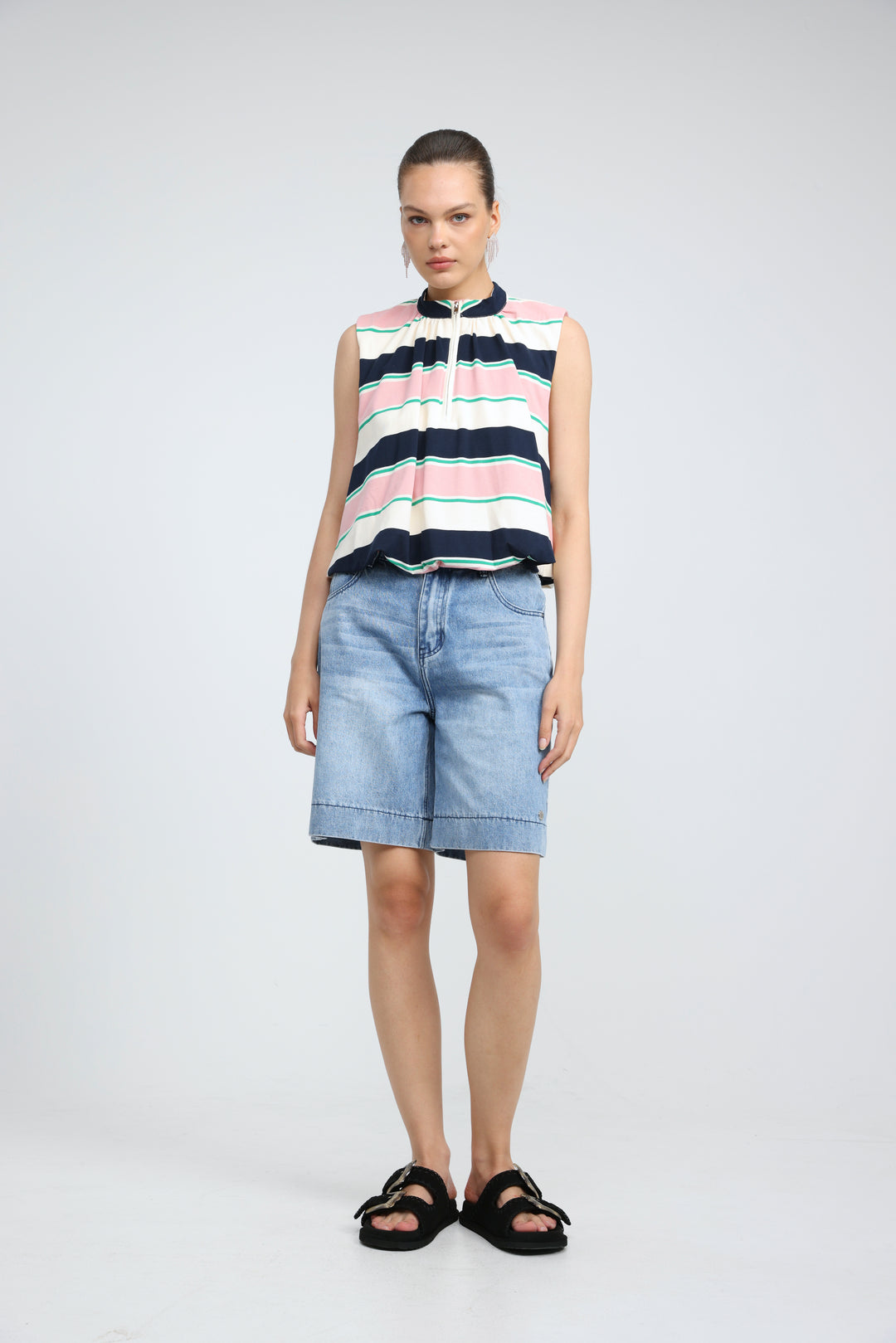 Cherish Pink Striped Tank