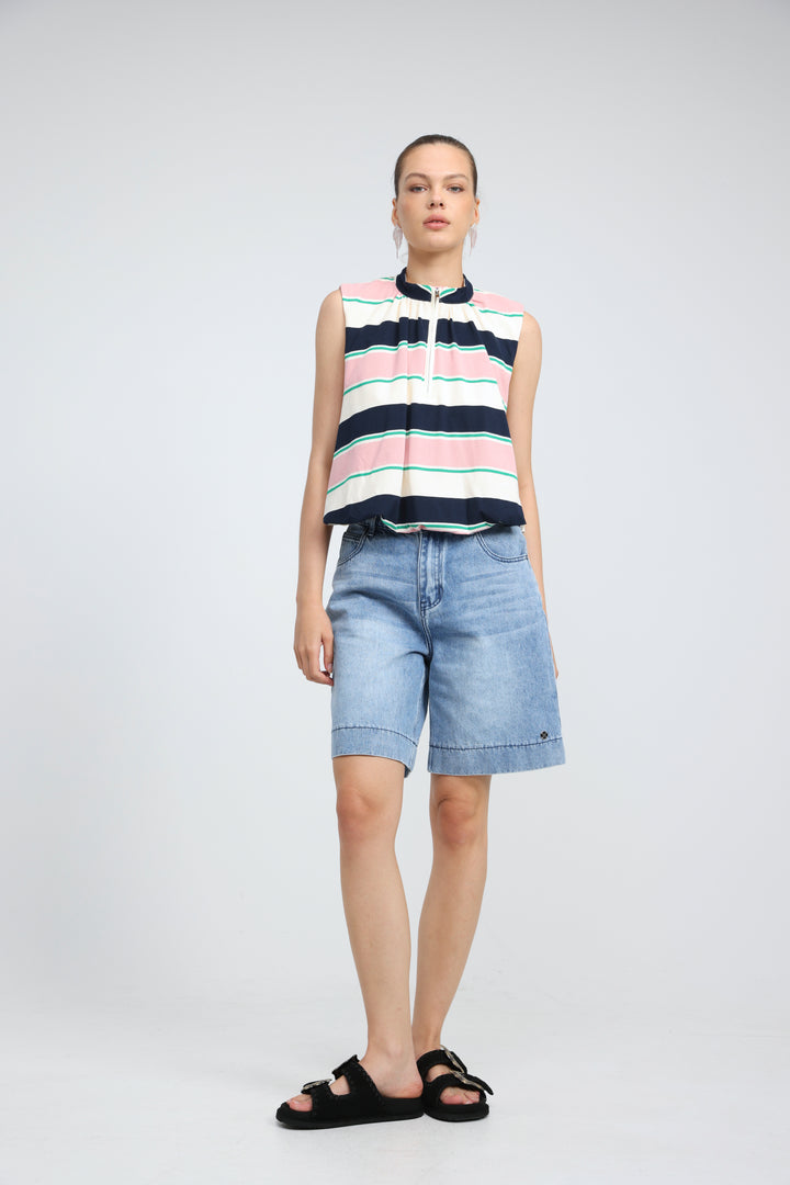 Cherish Pink Striped Tank