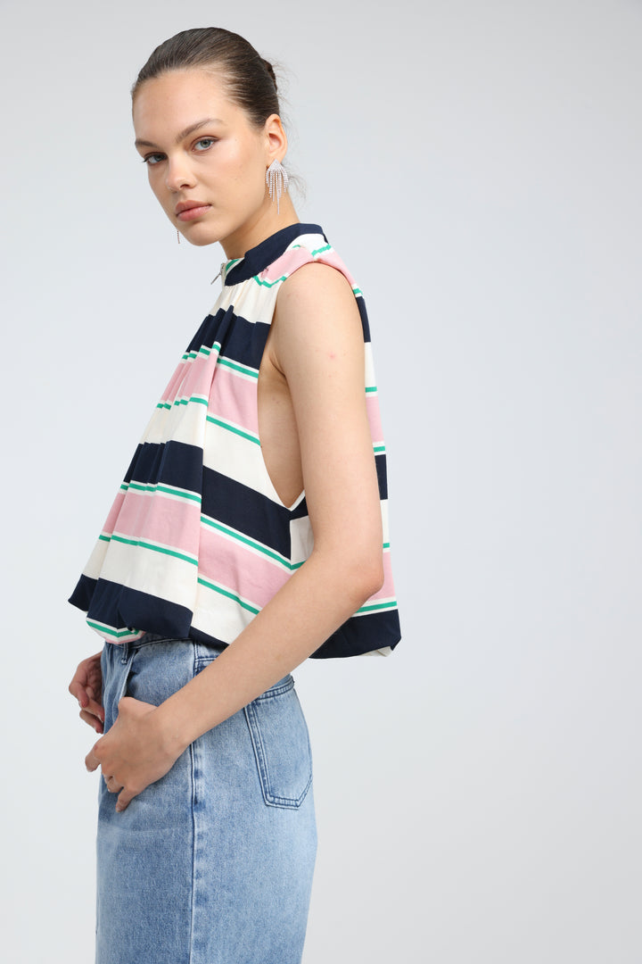 Cherish Pink Striped Tank