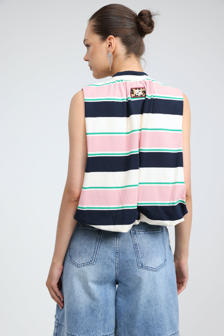 Cherish Pink Striped Tank