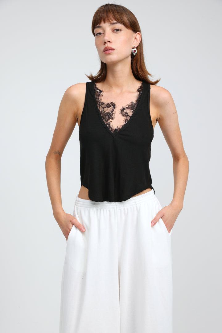 Femme Black Tank