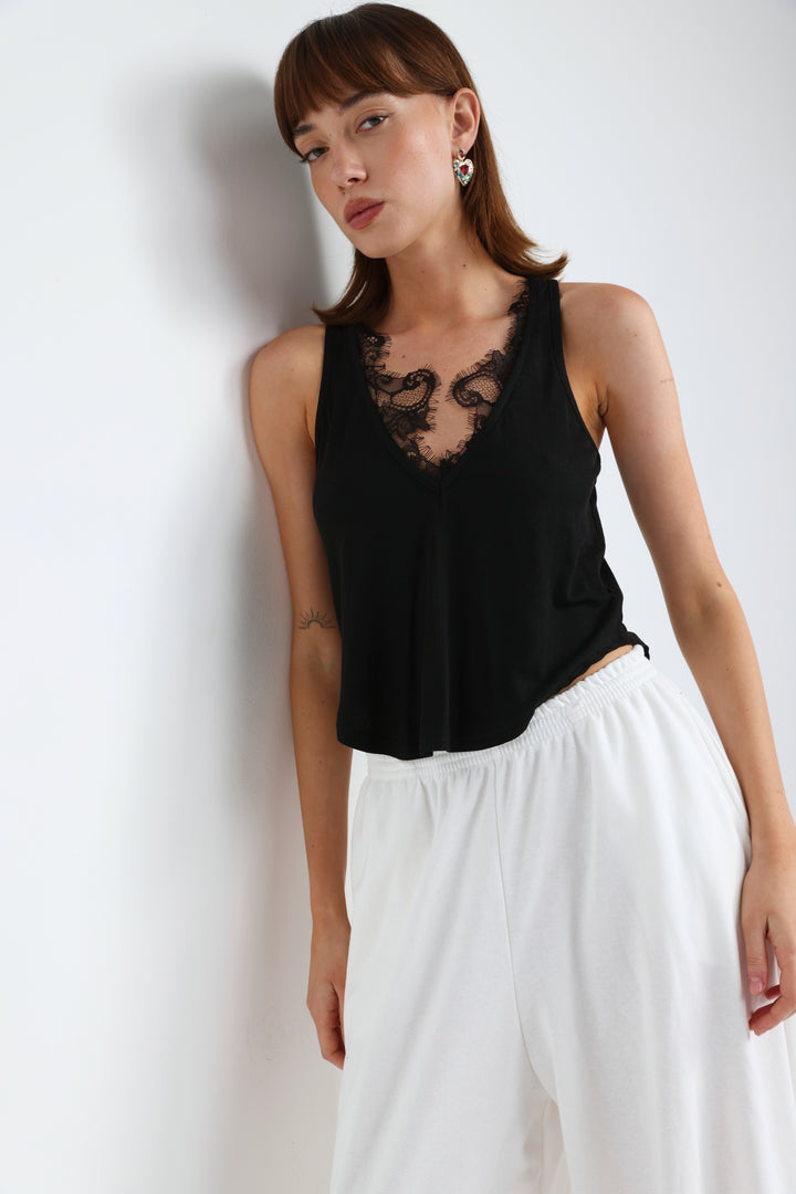 Femme Black Tank