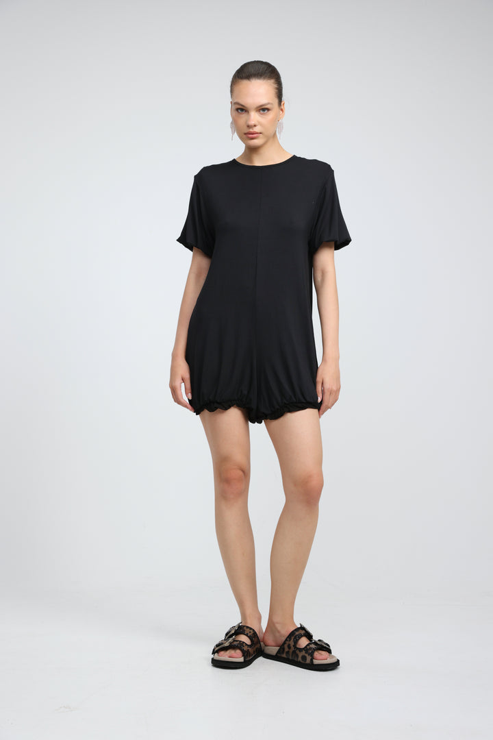 Balloon Black Jumpsuit