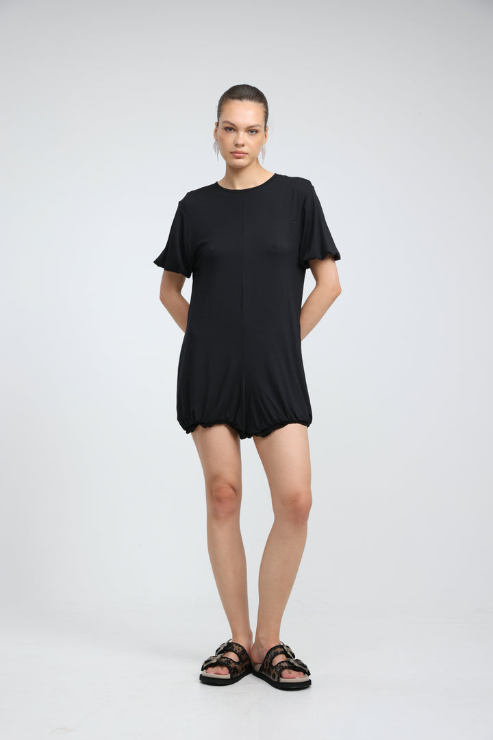 Balloon Black Jumpsuit