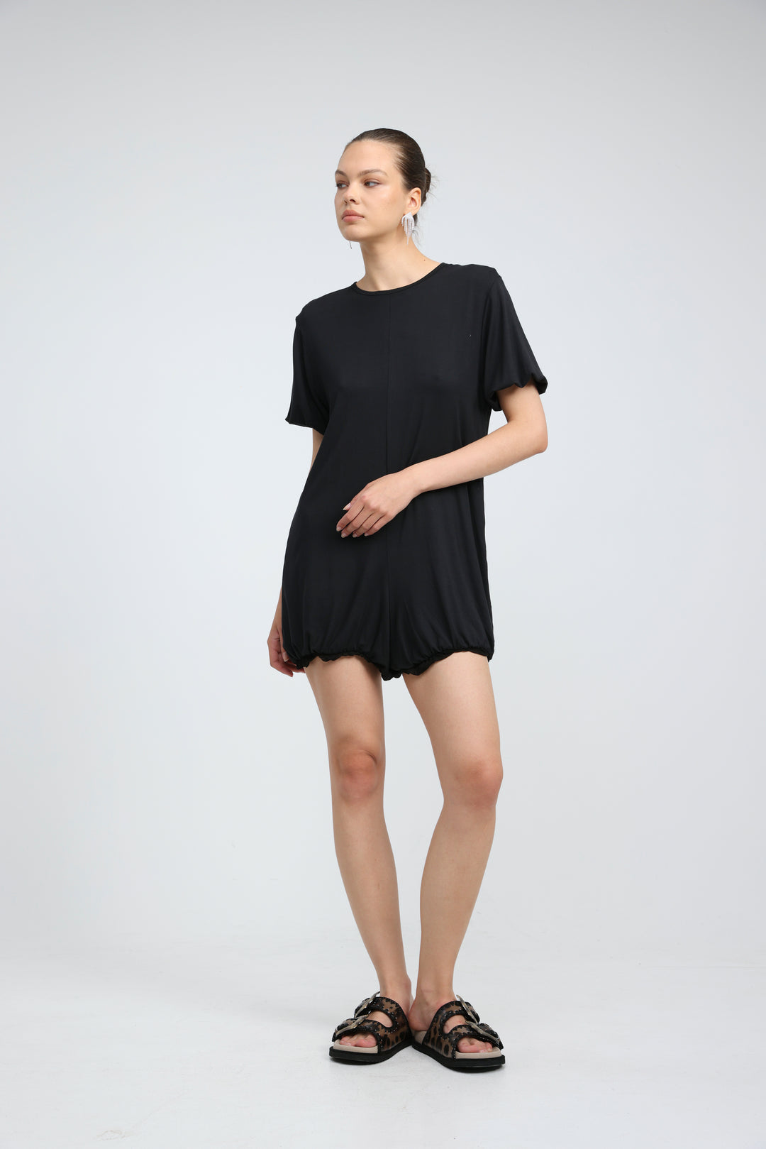 Balloon Black Jumpsuit