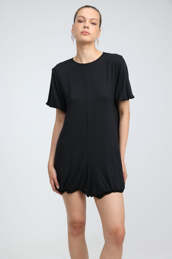 Balloon Black Jumpsuit