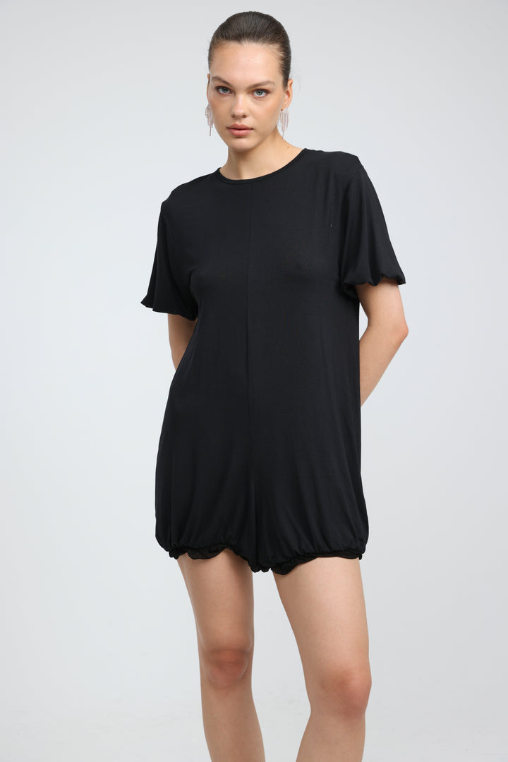 Balloon Black Jumpsuit
