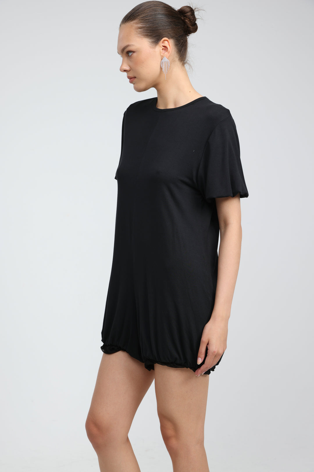 Balloon Black Jumpsuit