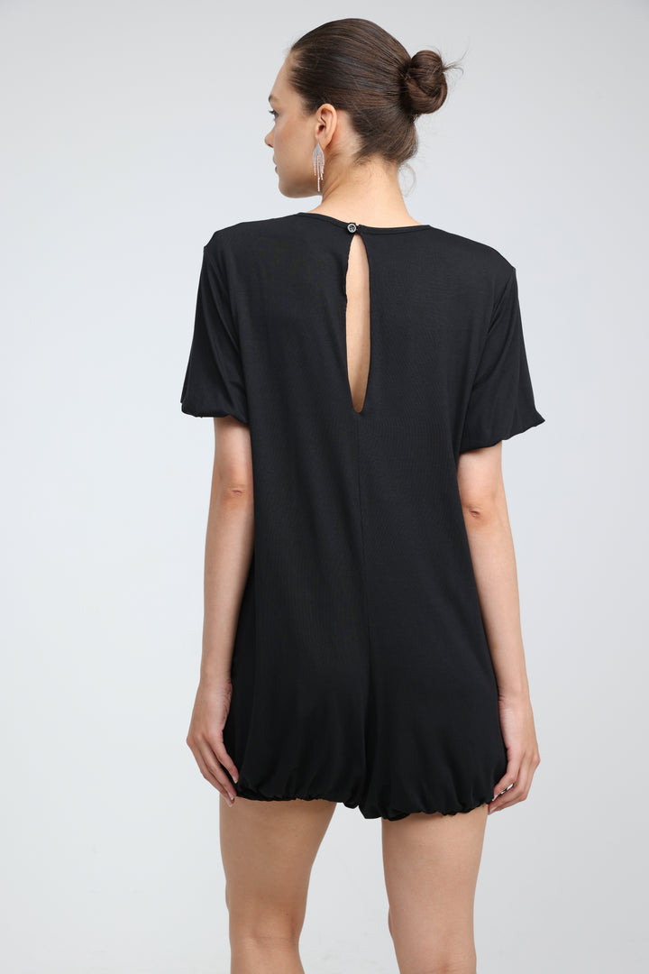 Balloon Black Jumpsuit