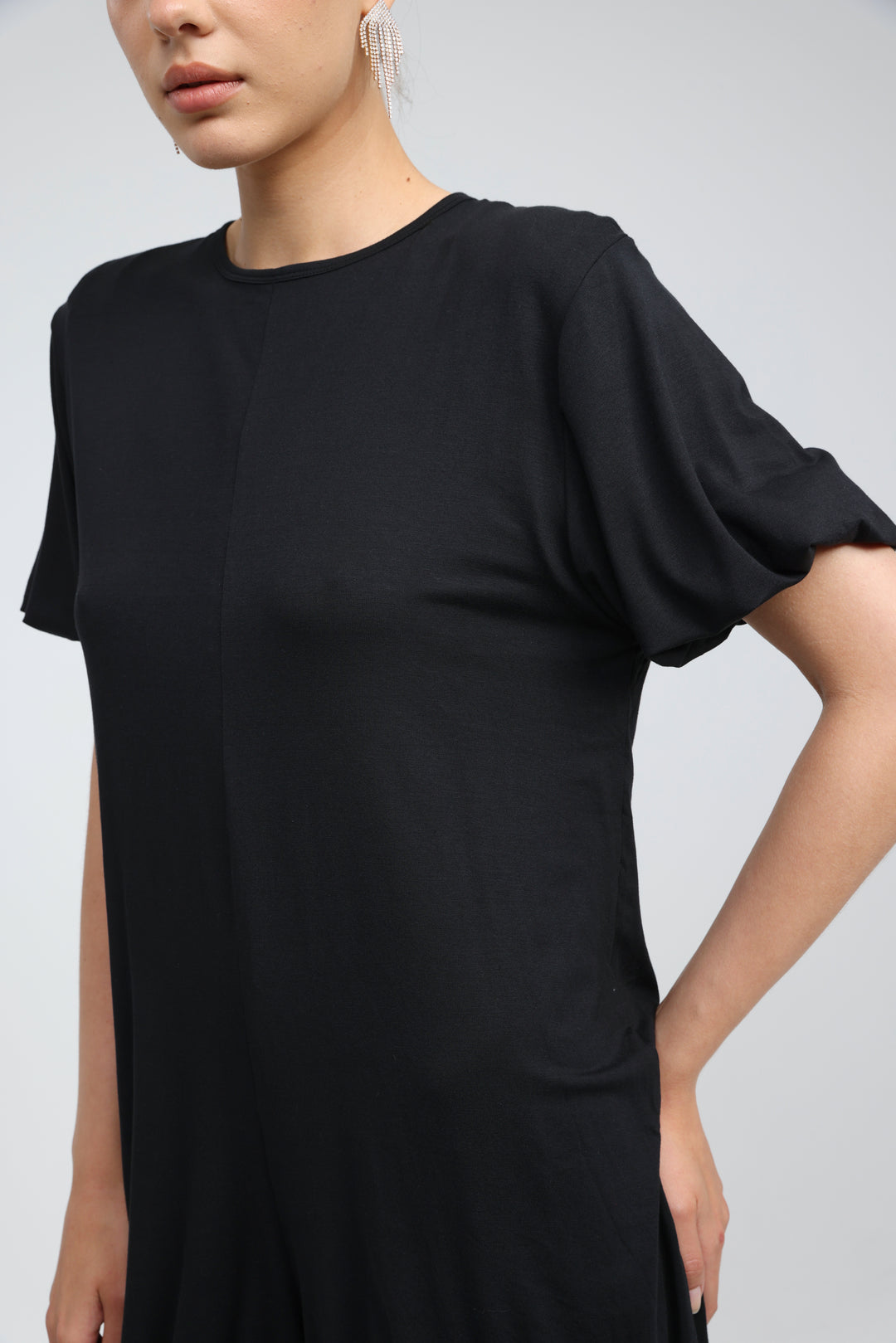 Balloon Black Jumpsuit