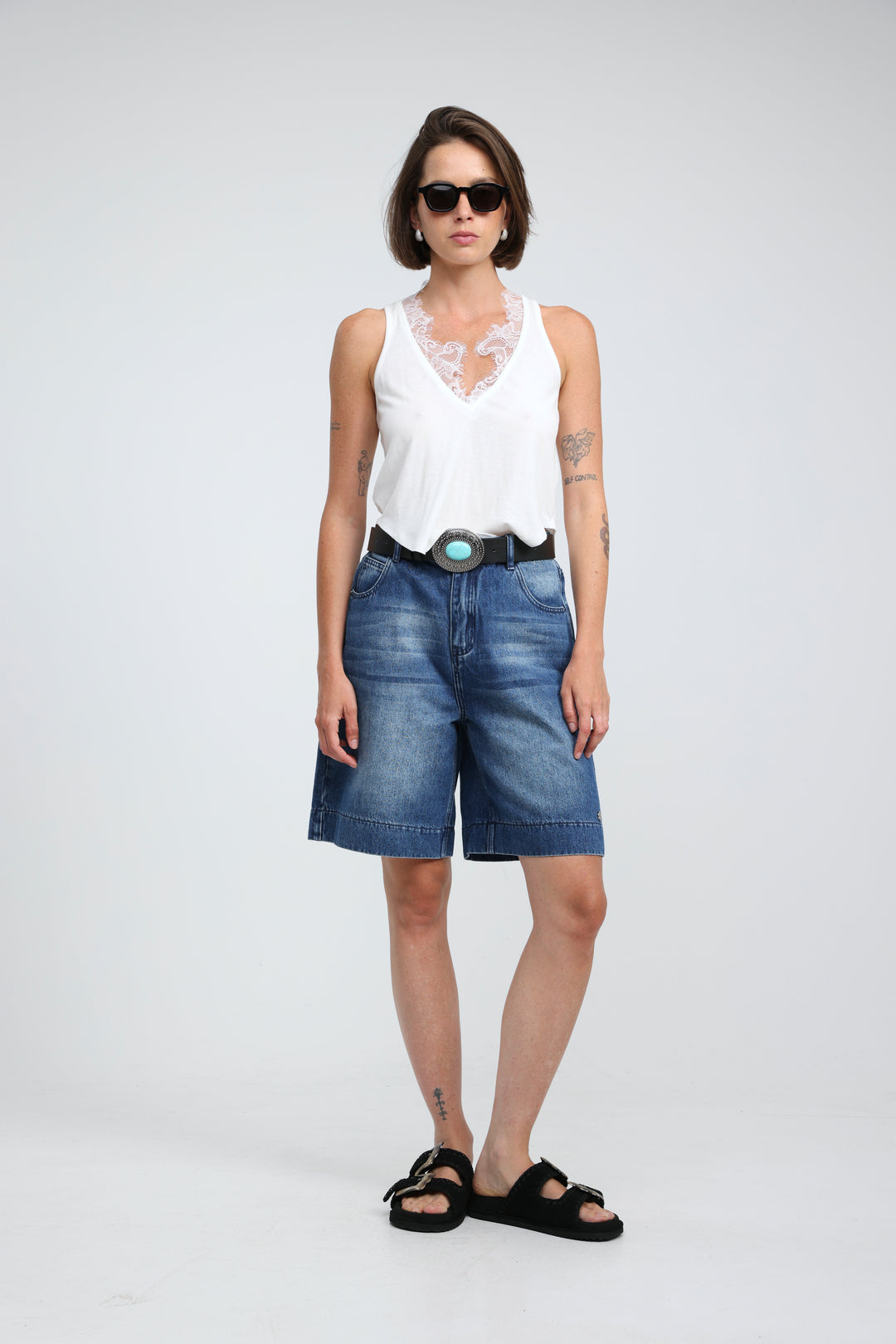 Femme White Tank