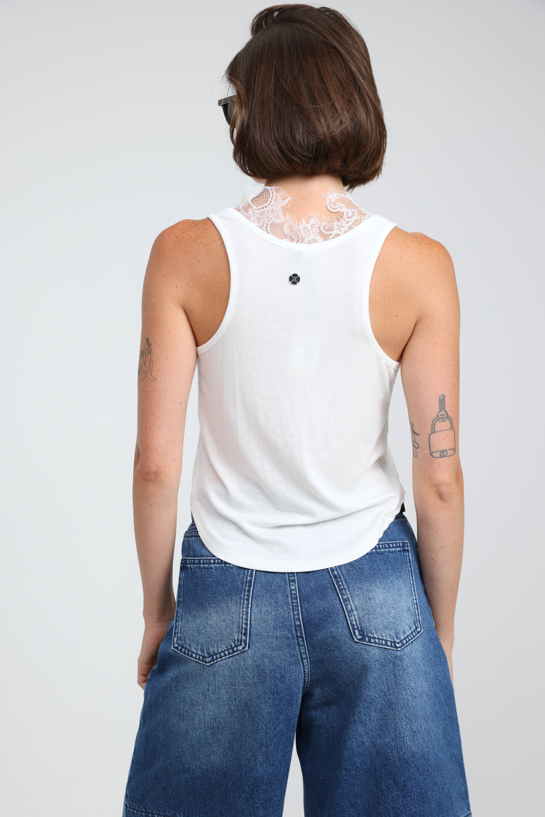 Femme White Tank