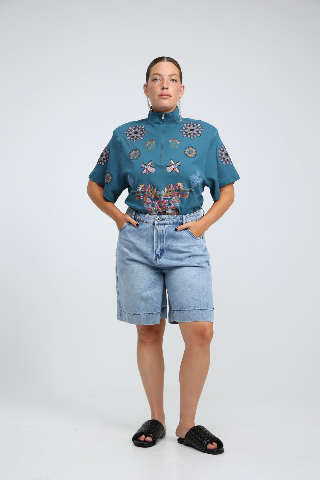 Star 817 Light Blue Bermuda Denim