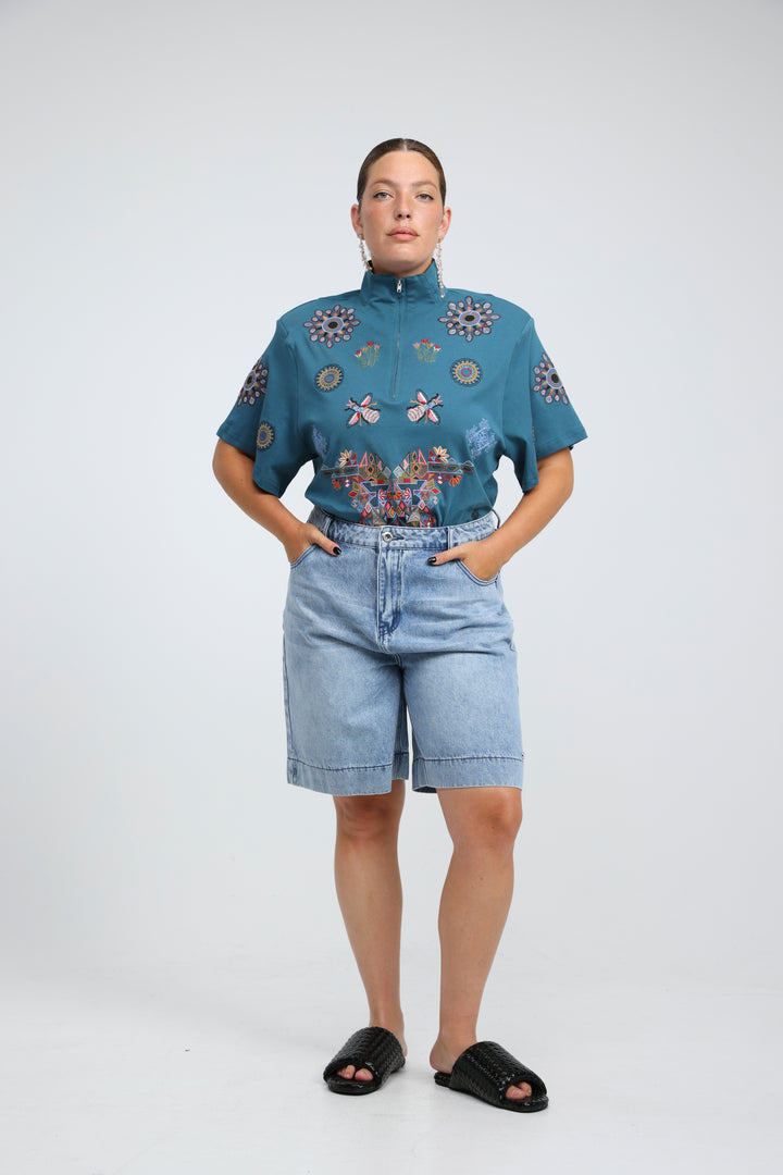 Star 817 Light Blue Bermuda Denim