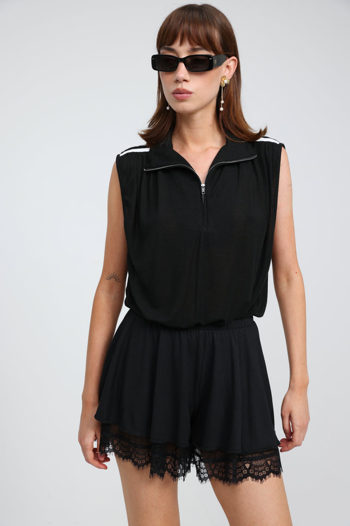 SweetPop Black Bodysuit