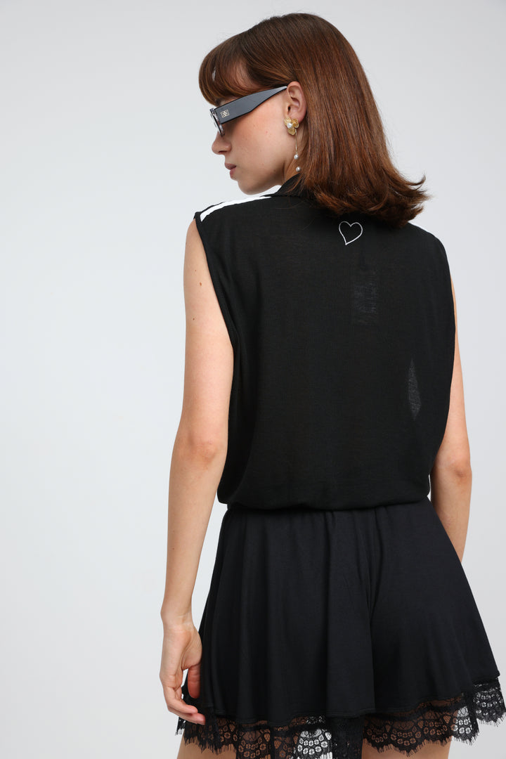 SweetPop Black Bodysuit