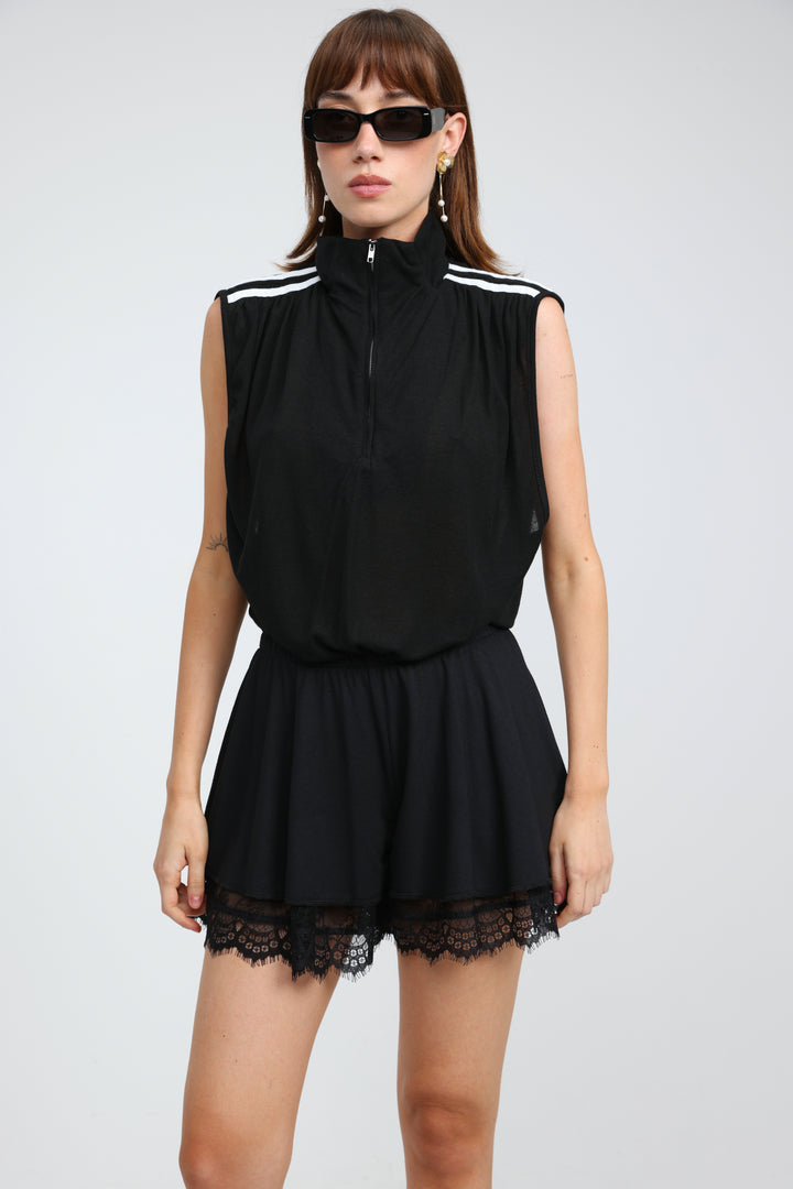 SweetPop Black Bodysuit