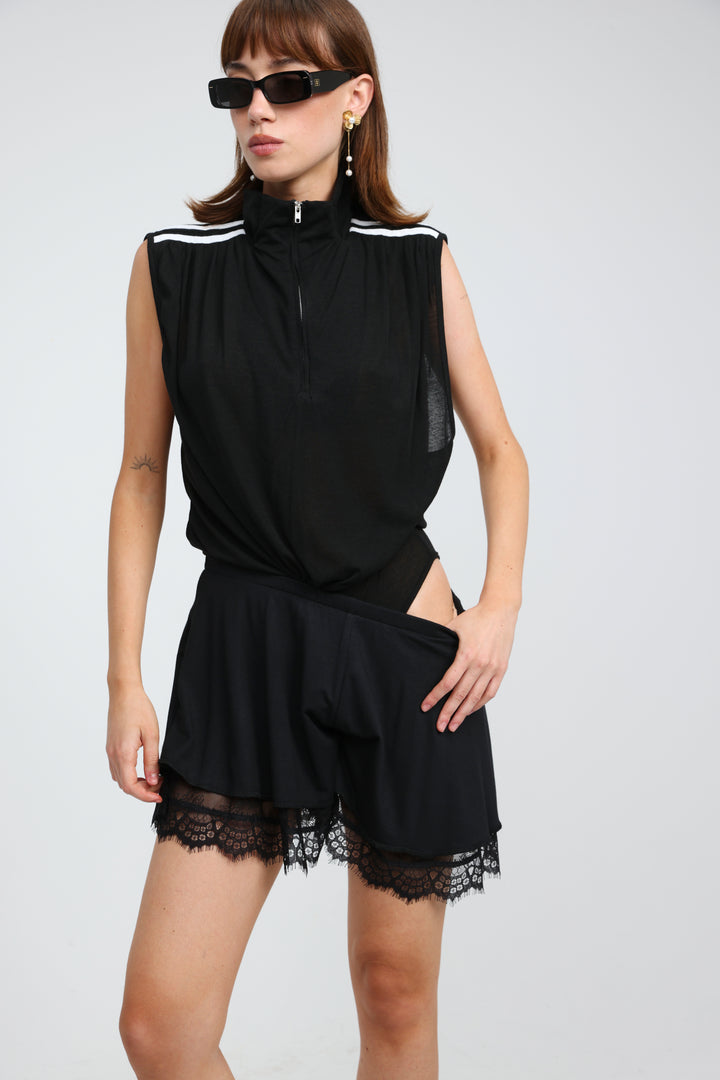 SweetPop Black Bodysuit