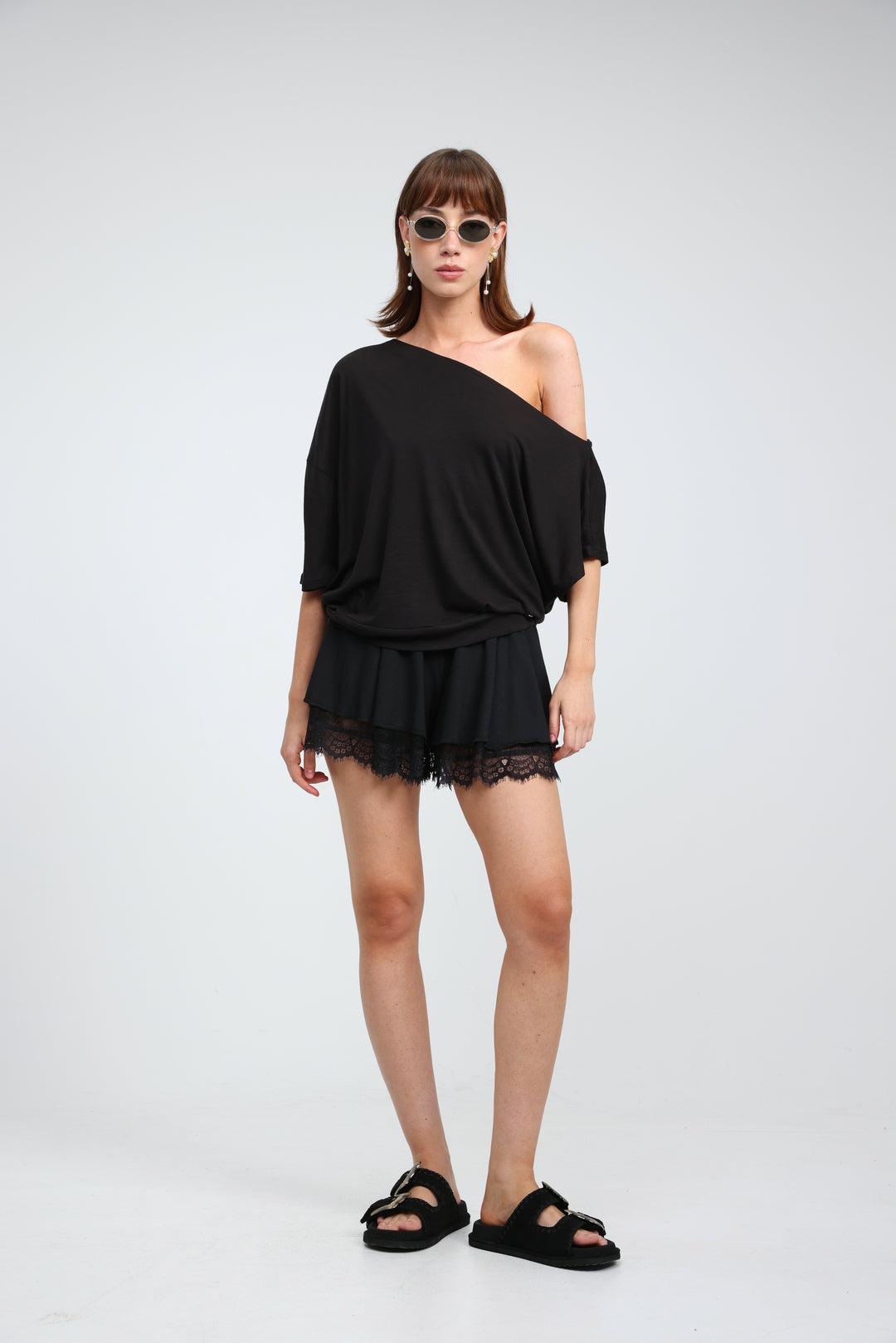 Allure Black Shorts