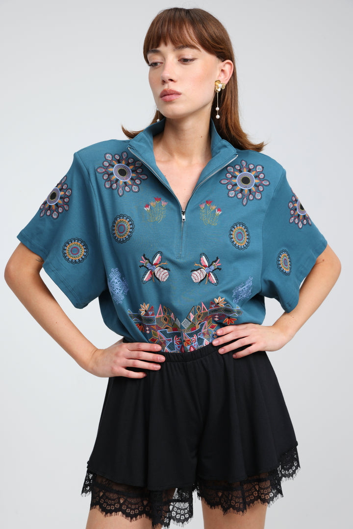 Devotion Blue Polo