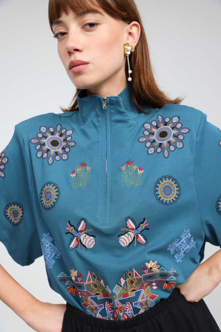 Devotion Blue Polo