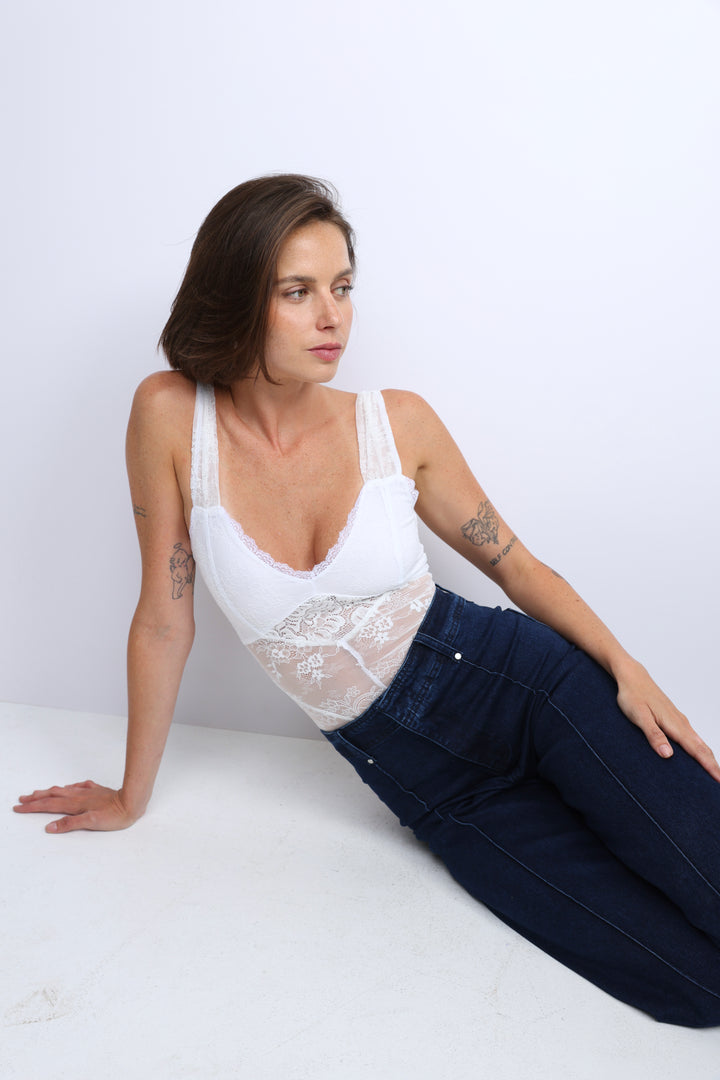 Hypnotic White Bodysuit