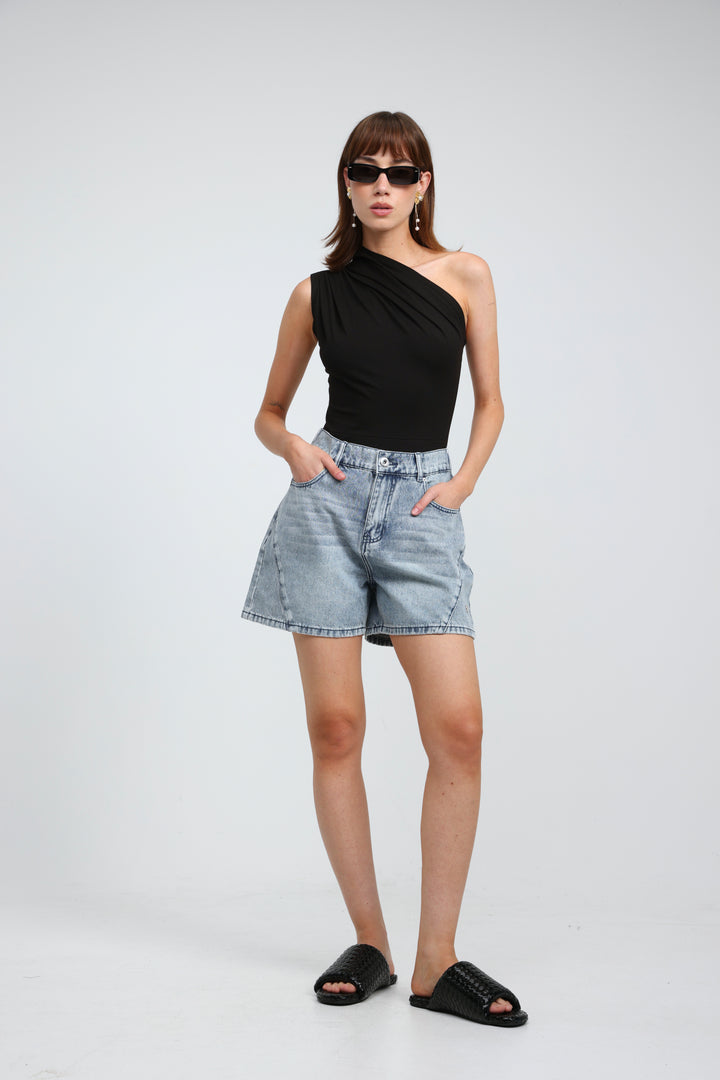 Star 811 Light Blue Denim Shorts
