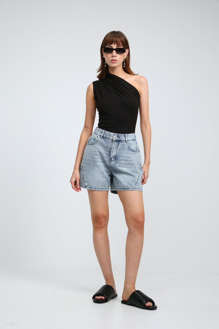 Star 811 Light Blue Denim Shorts