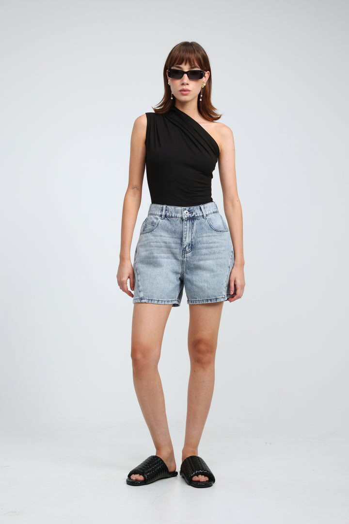 Star 811 Light Blue Denim Shorts