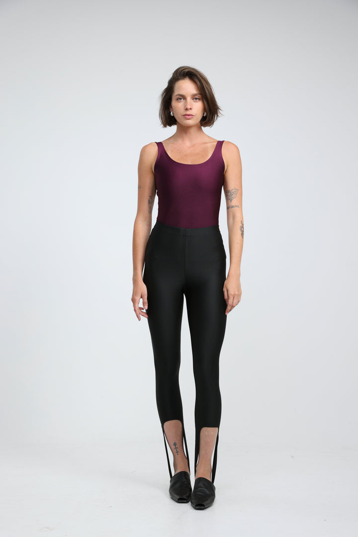 Dawn Wine Lycra Bodysuit