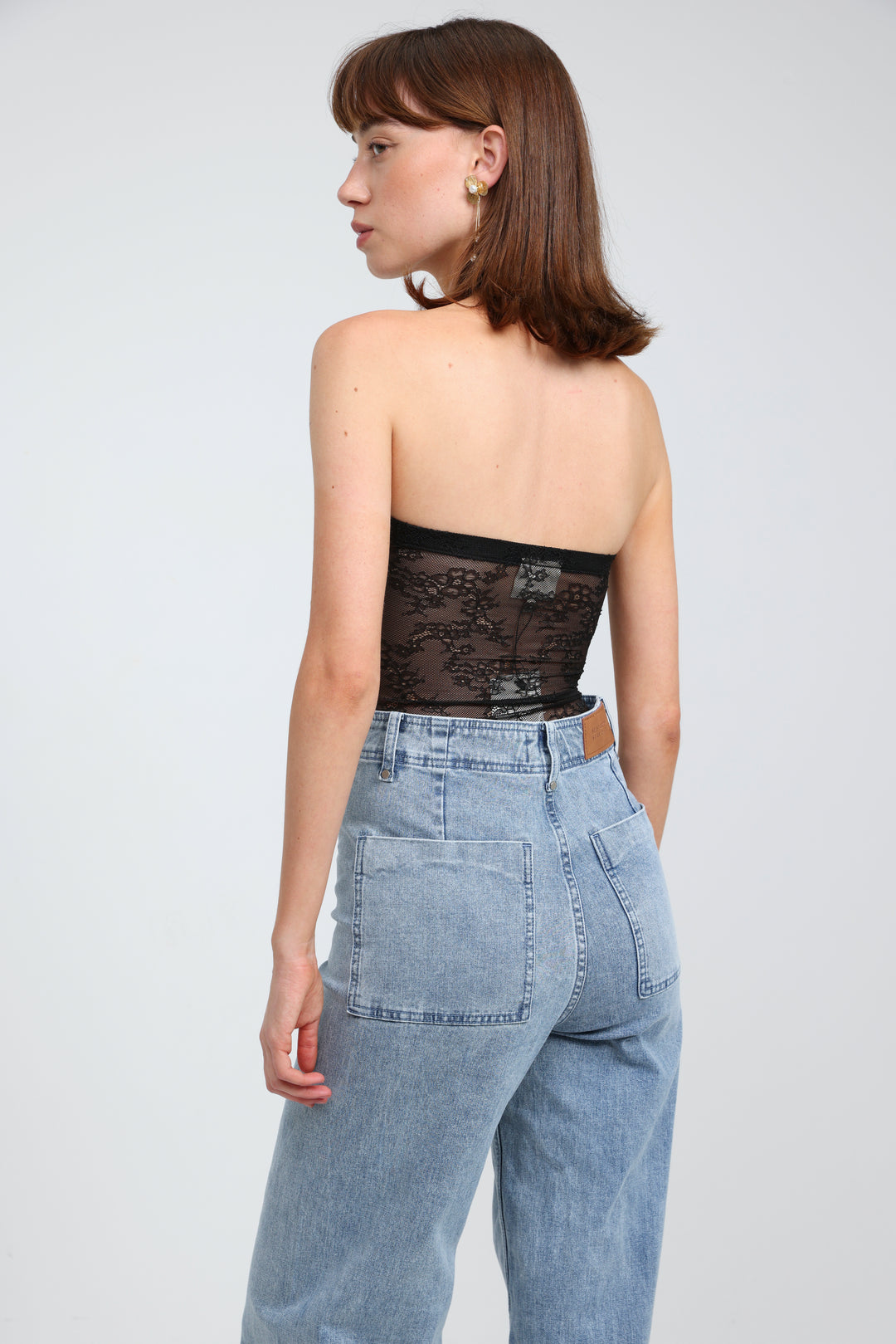 Fantasy Black Lace Bodysuit
