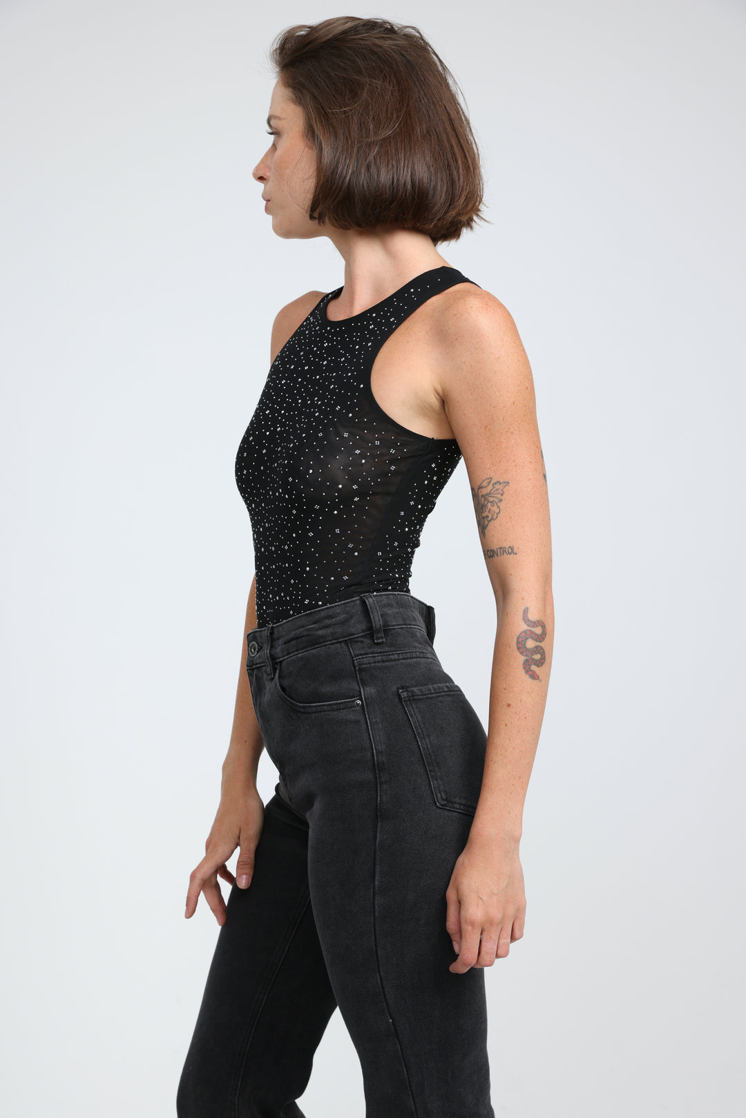 Universe Black Bodysuit