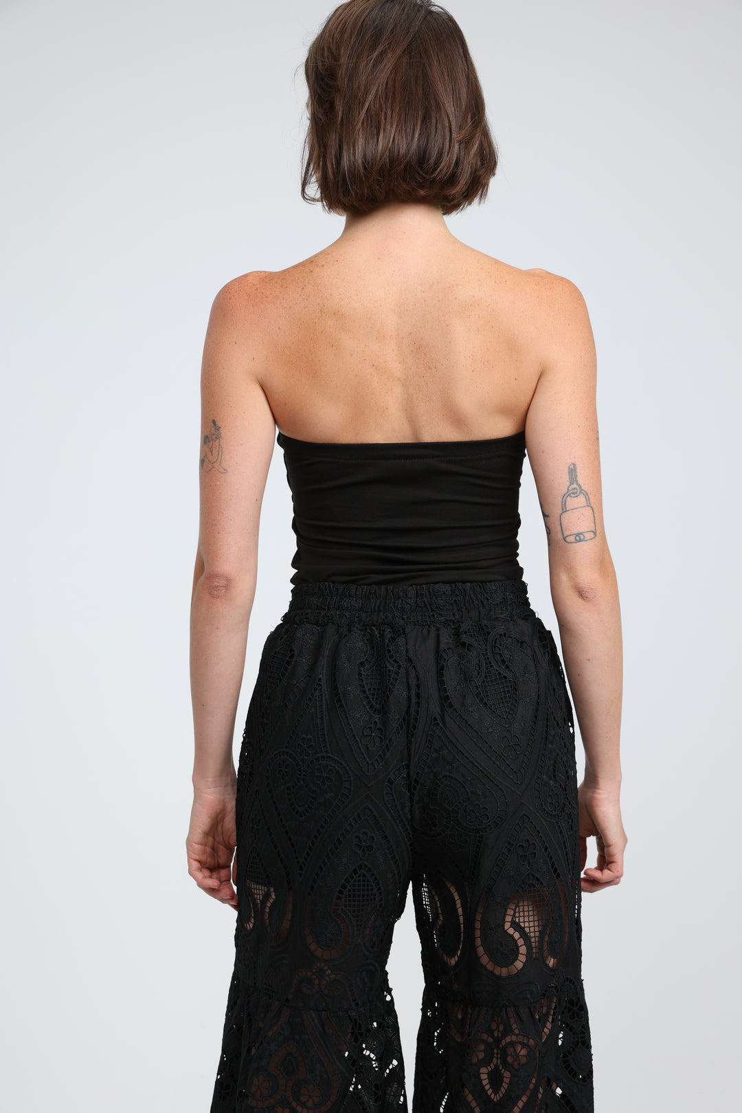 Icon Black Strapless Top