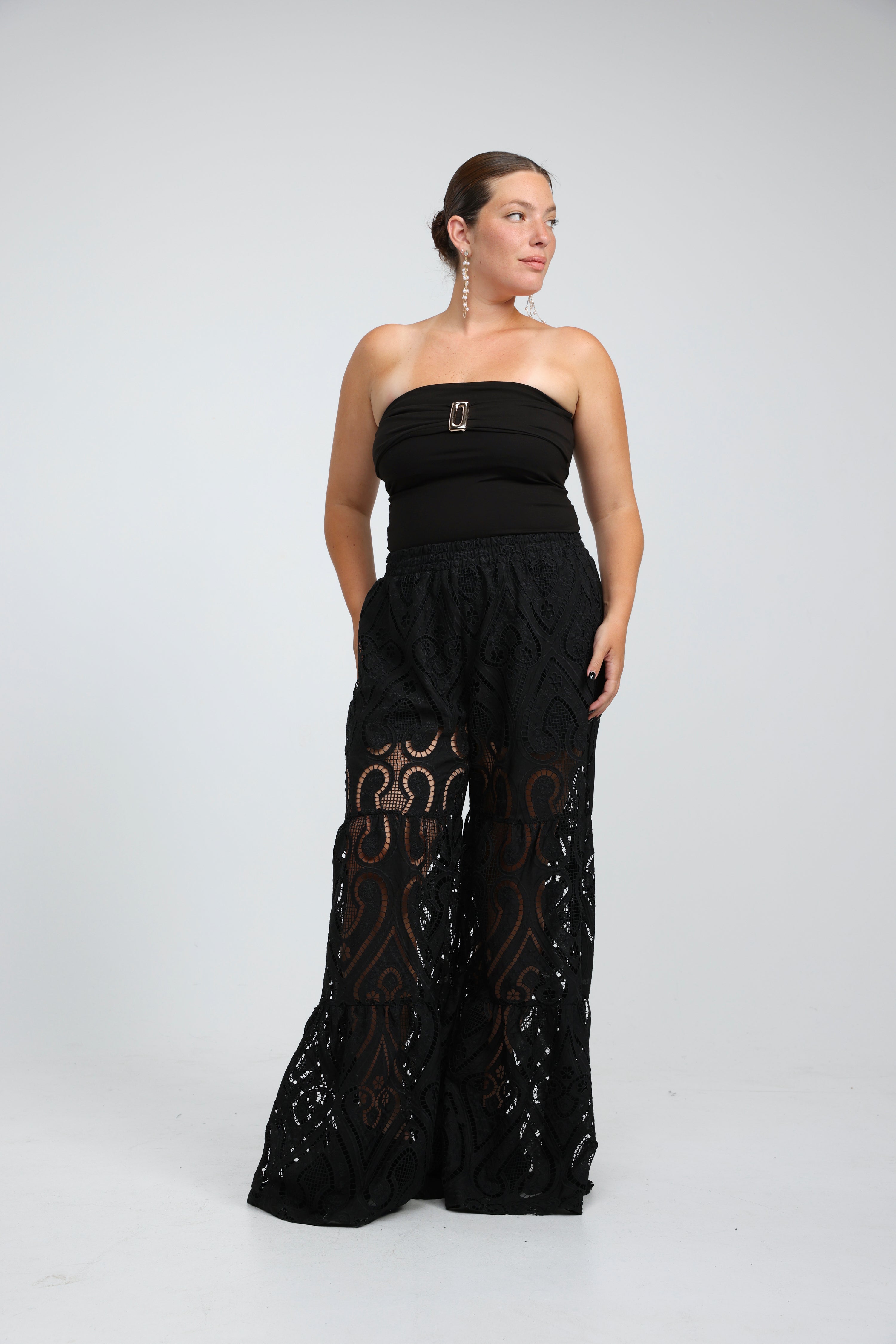Icon Black Strapless Top – SEESTARZ